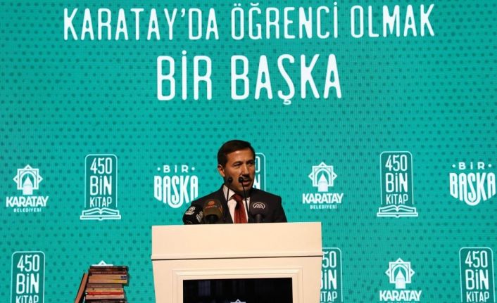 Karatay Belediyesi “35 Bin Kitap Desteği” projesini tanıttı