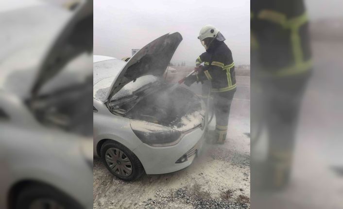 Kırıkkale’de otomobil yangını