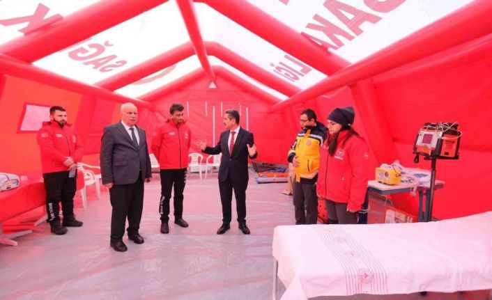 Kırklareli’de "Acil Sağlık Hizmetleri Hastası" çerçevesinde Tıbbi Uç Nokta Çadırı kuruldu