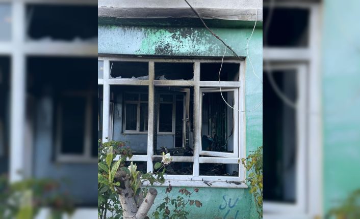 Kısa devre yapan televizyon yangına sebep oldu