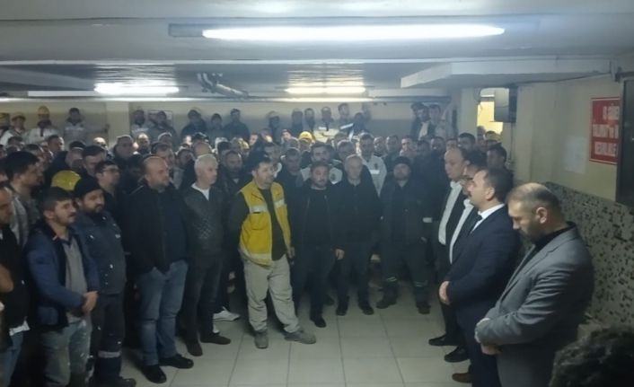 Maden işçilerinden promosyon tepkisi
