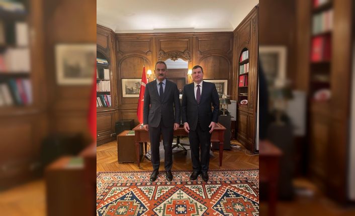 Milli Eğitim Bakanı Özer, OECD Türkiye Daimi Temsilcisi Büyükelçi Alkin’i ziyaret etti