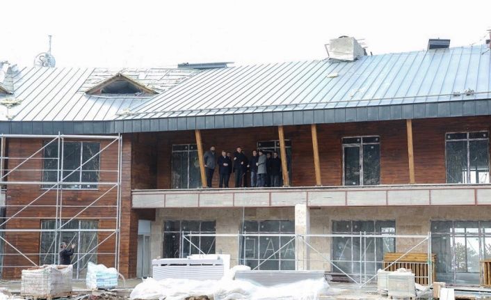 Murat Dağı Termal ve Kayak Merkezine modern kayak evi