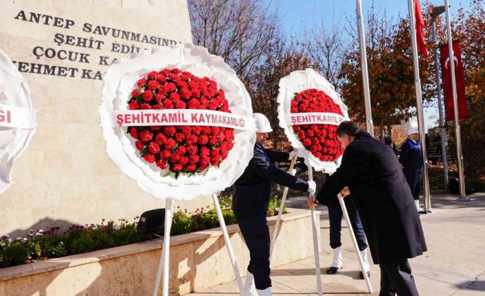 Şehit Kamil ve annesi ile Özdemir bey için tören düzenlendi