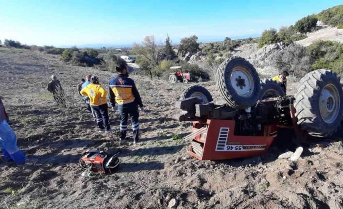 Traktörün altına kalan sürücü hayatını kaybetti