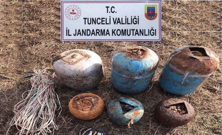 Tunceli’de 6 EYP düzeneği ve 180 kilo patlayıcı madde imha edildi