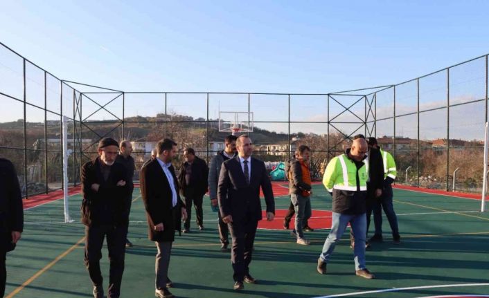 Tutuk sahadaki çalışmaları yerinde inceledi