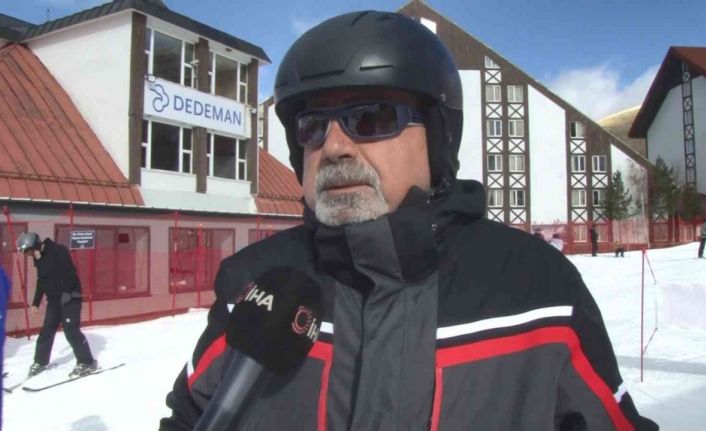 Uludağ’da kar olmayınca kayağın adresi Palandöken oldu