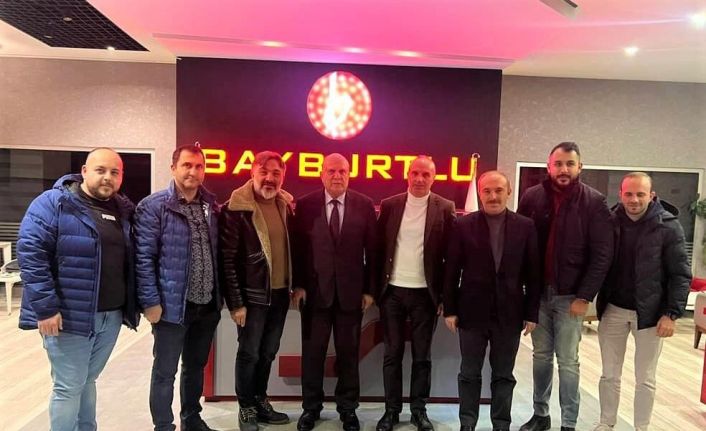 Vali Epcim ve Başkan Pekmezci Bayburtspor için temaslarda bulundular