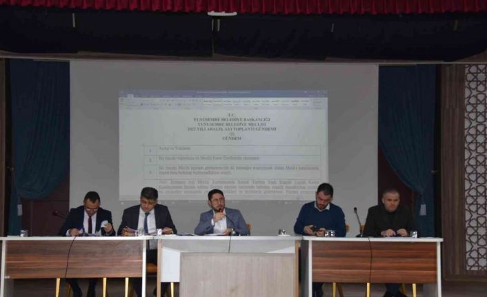 Yunusemre’de yılın son meclisi toplandı