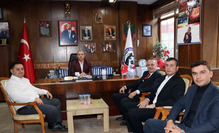 Zonguldak Belediye Başkanı Alan’dan Demir’e taziye ziyareti