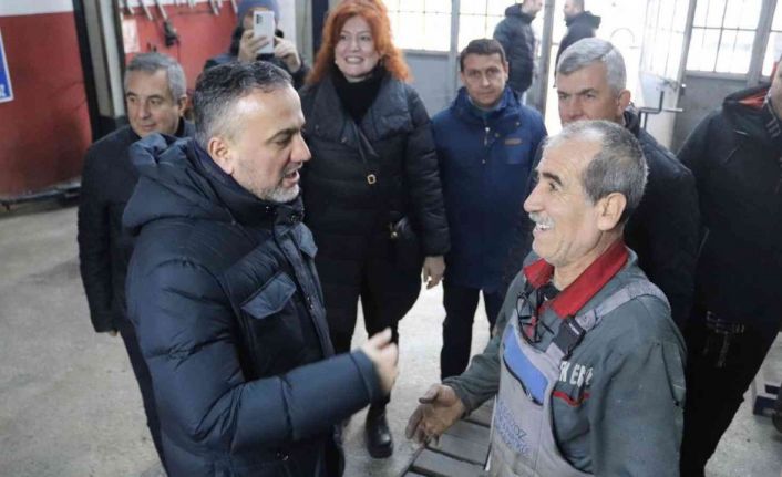 Ak Partili Doğan, Küçük Sanayi Sitesinde esnaf ziyaretinde bulundu