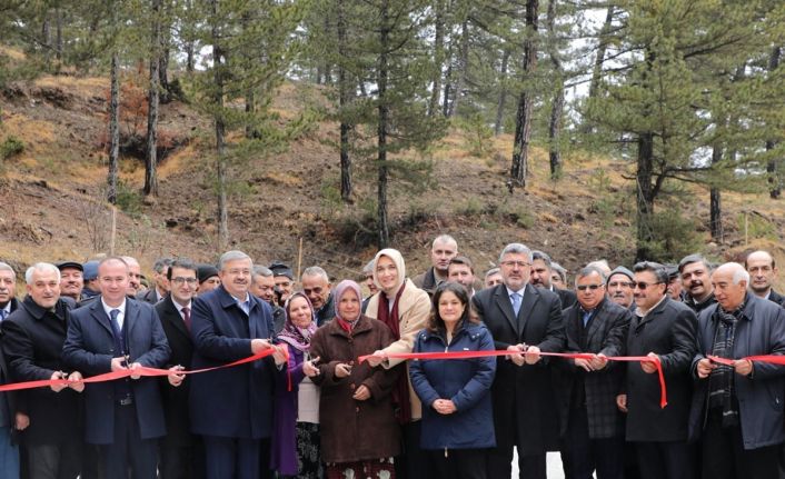 Akdağ Tabiat Parkı yolu artık daha kısa ve güvenli