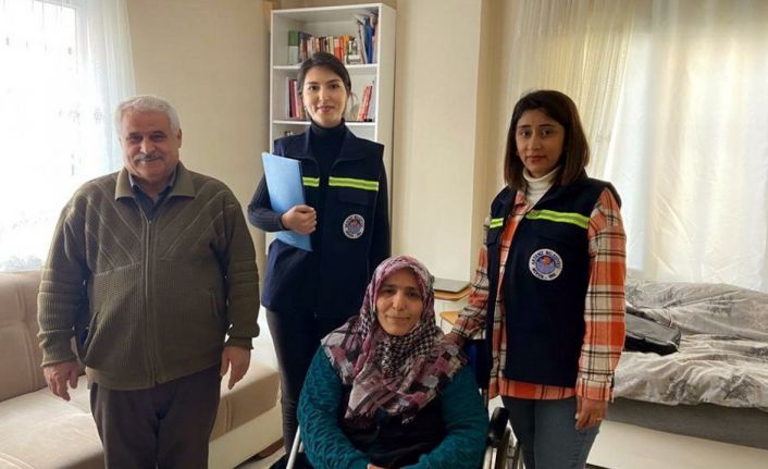 Akdeniz’de yaşlı ve engelli vatandaşlara destek sürüyor