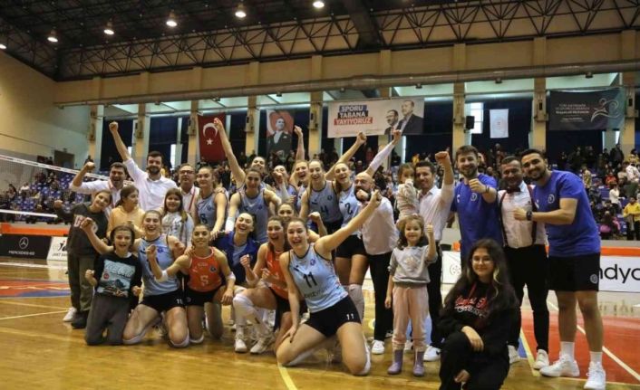 Aydın’ın Sultanları ’play-off’ mücadelesi için avantaj elde etti