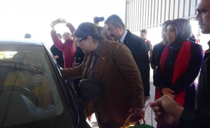 Bakan Yanık "Ceza Yeme Fıstık Ye" dedi, sürücülere Osmaniye fıstığı ikram etti