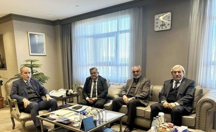 Başkan Şahin, "4. Etap TOKİ" projesiyle ilgili Başkan Bulut ile bir araya geldi