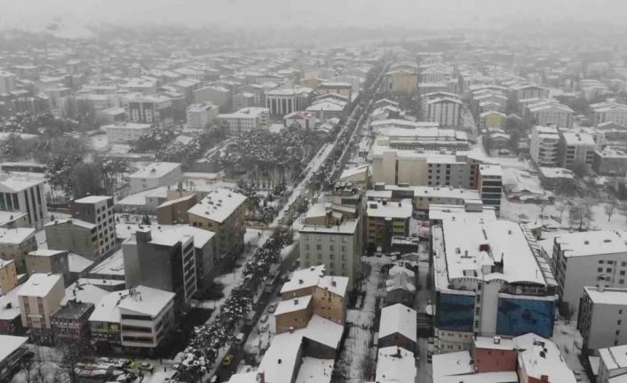 Bitlis’te kartpostallık kar görüntüleri