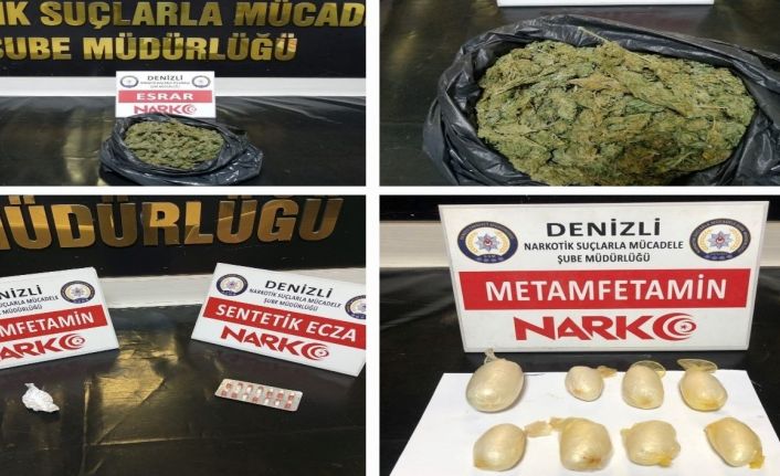 Denizli’de 6 zehir taciri tutuklandı