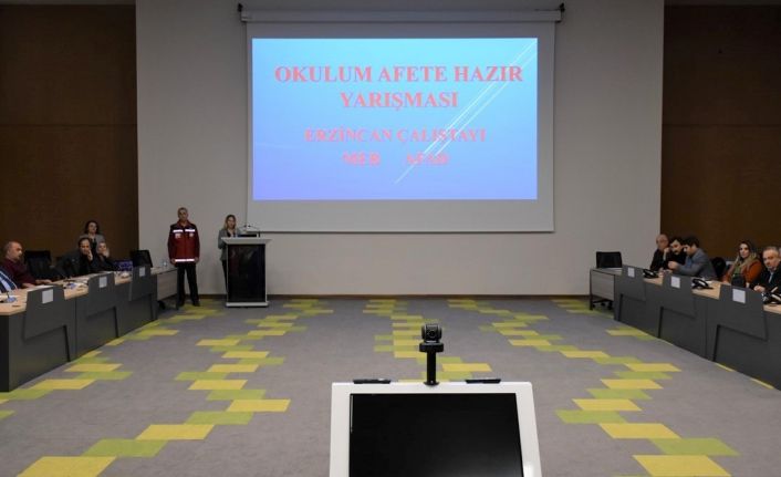 Erzincan’da “Okulum Afete Hazır Yarışması Çalıştayı” düzenlendi