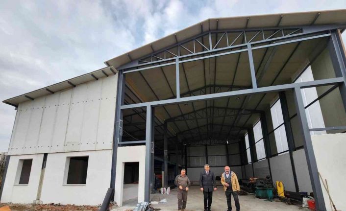 Eski mezbaha binası yeni görevine başladı