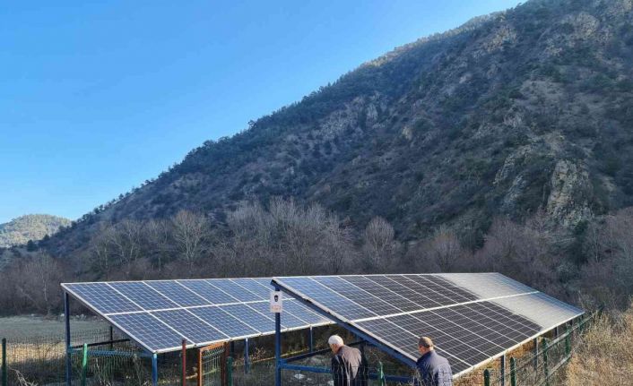 Güneş Enerjili İçme Suyu Tesisi sayesinde günlük 112 ton su ihtiyaçlarını karşılıyorlar