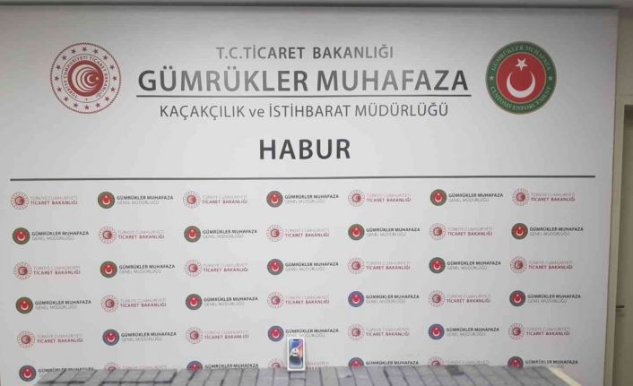 Habur Gümrük Kapısı’nda 330 adet kaçak cep telefonu ele geçirildi