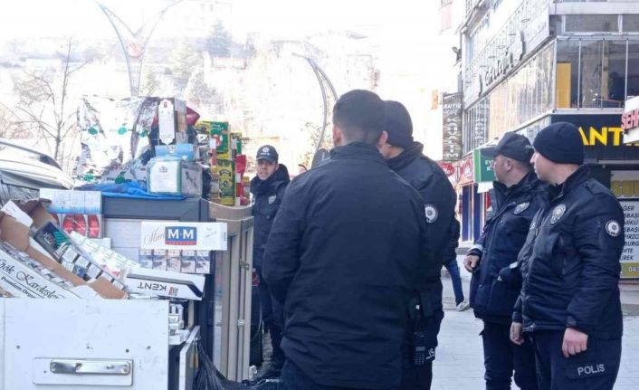 Hakkari’de kaçak sigara denetimi