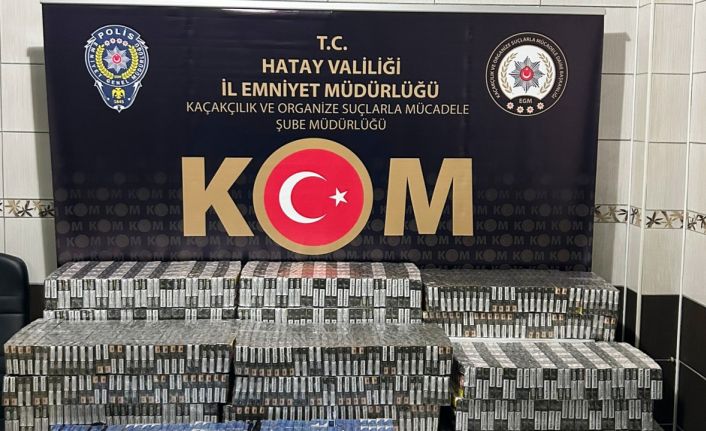 Hatay’da 4 bin 800 paket kaçak sigara ele geçirildi
