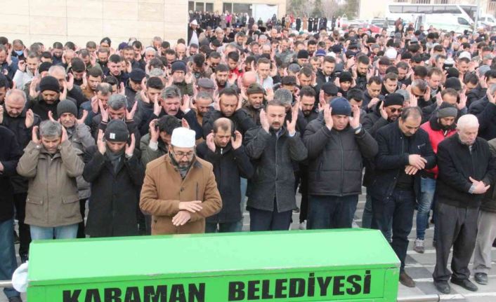 Karaman’da iş yerinde uğradığı bıçaklı saldırı sonucu ölen genç toprağa verildi