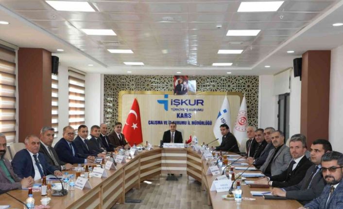 Kars’ta İl İstihdam ve Mesleki Eğitim Kurulu toplantısı yapıldı