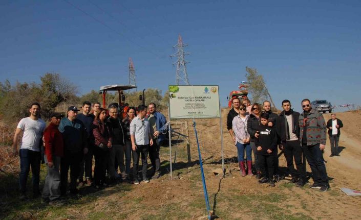 Kazada kaybettikleri arkadaşları anısına hatıra ormanı oluşturdular