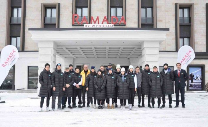 Kazakistan Short Track Milli Takımı, dünya kupasına Erzurum’da hazırlanıyor