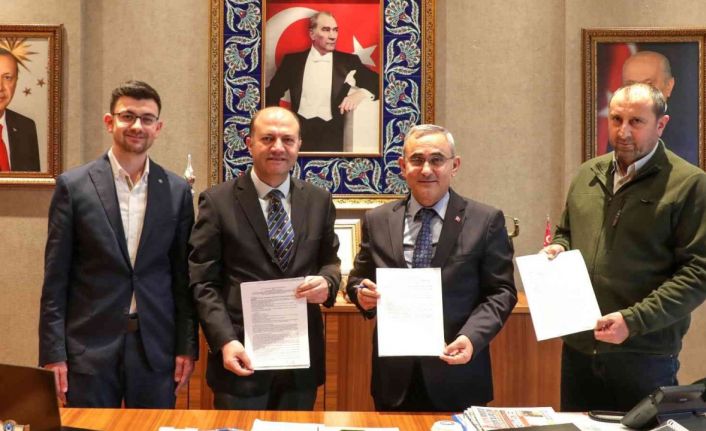 Kütahya’nın Parmakören Mahallesi bölgesindeki fay hattının tespiti için protokol imzaladı