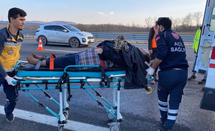 Kuzey Marmara Otoyolu’nda zincirleme kaza: 2 yaralı