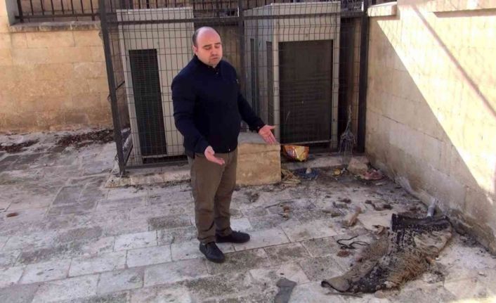 Mardinlilerden 8 milyon liraya restore edilen tarihi camideki avlunun ve tuvaletin pis haline tepki