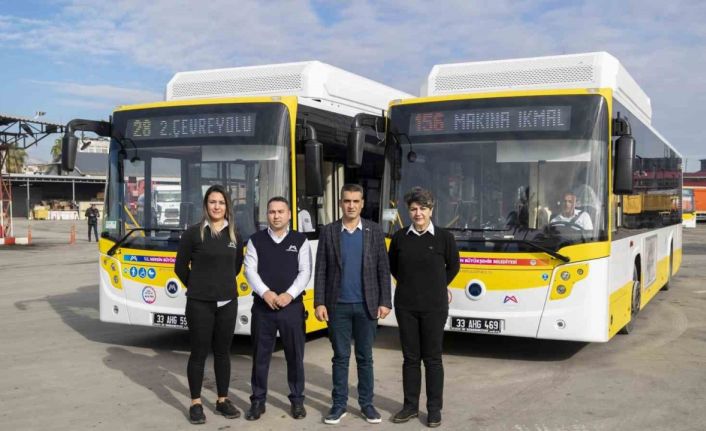 Mersin’de toplu taşıma filosu bir yılda 41 milyon yolcu taşıdı