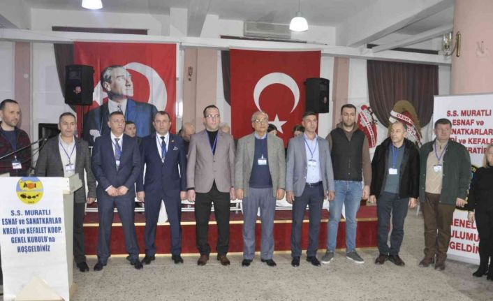 Muratlı Esnaf ve Sanatkarlar Kredi ve Kefalet Kooperatifi Başkanı Özyürek güven tazeledi