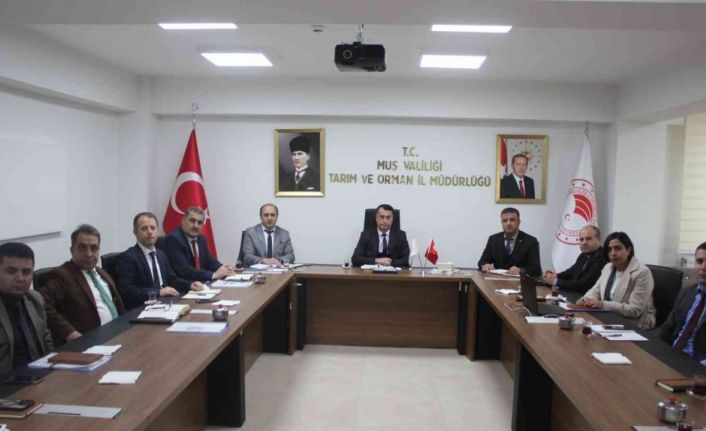 Muş tarımının koordinasyon toplantısı yapıldı
