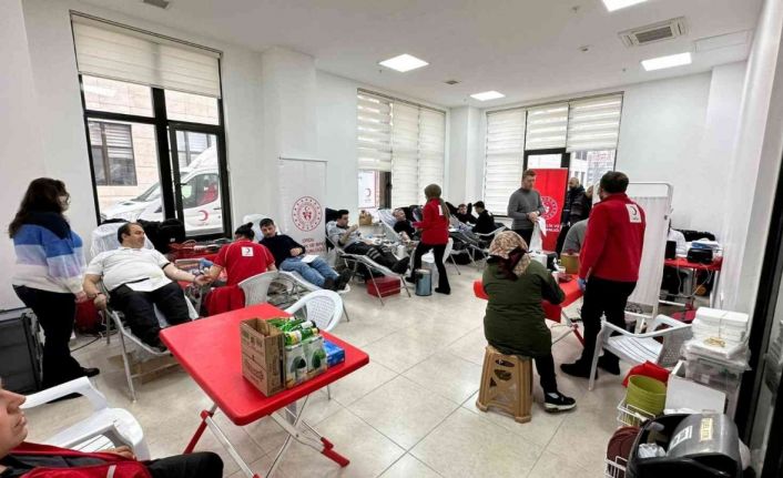 Ordu Gençlik ve Spor İl Müdürlüğü’nde kan bağışı kampanyası düzenlendi