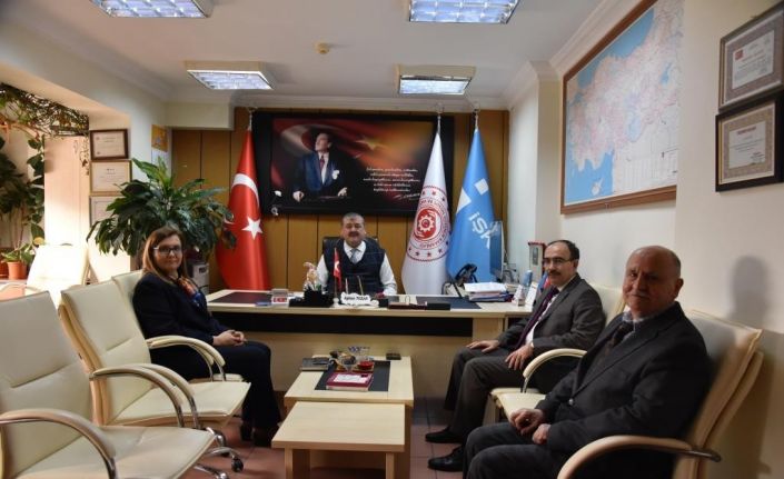 Rektör Beydemir, İŞKUR İl Müdürü Tozan ile bir araya geldi