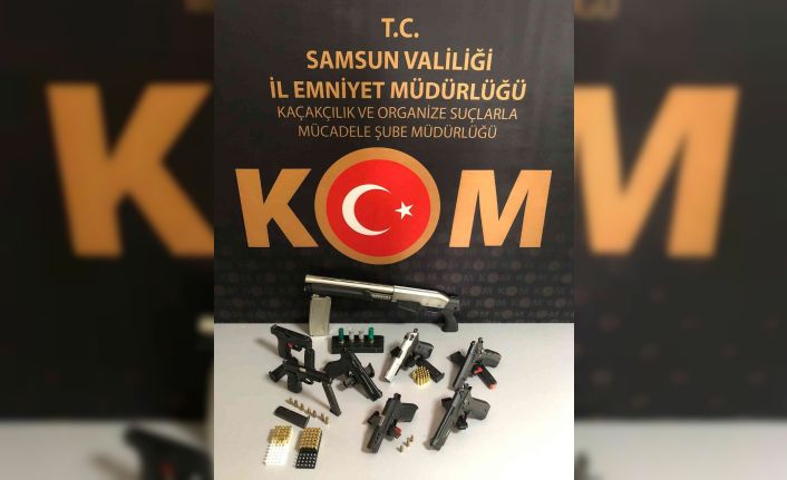 Samsun’da silah operasyonu: 2 gözaltı