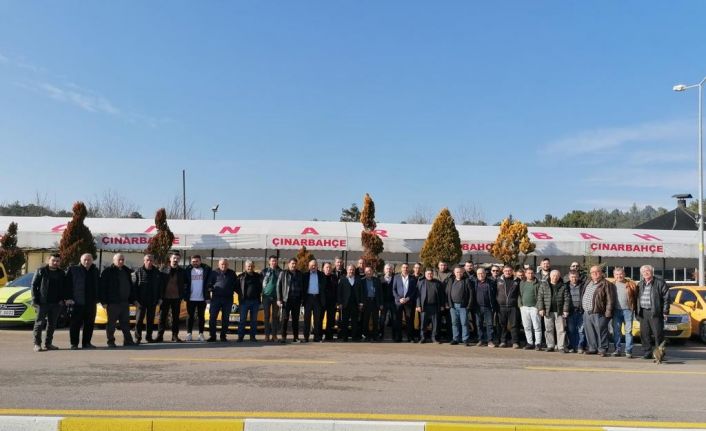 Taksiciler sabah kahvaltısında buluştu