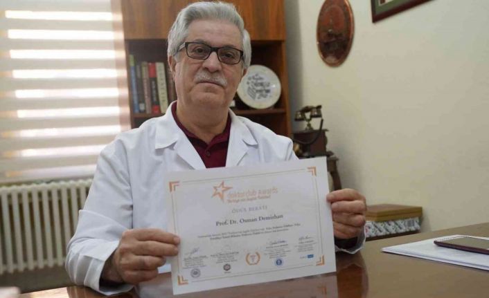 Yeni bir hastalık bulan Prof. Dr. Demirhan’a "Yenilikçi Temel Bilimler Ödülü"