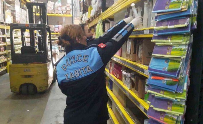 Zabıta ekipleri raf ve kasa fiyatlarını denetledi