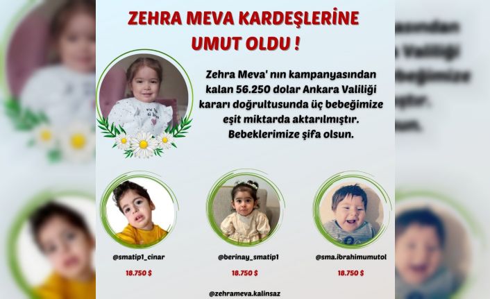 Zehra Meva kardeşlerine umut oldu