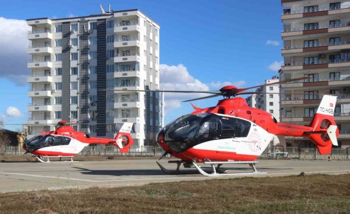 Adıyaman’da soğuktan zatürre olan ve damarları tıkanan iki hasta Diyarbakır’a getirildi