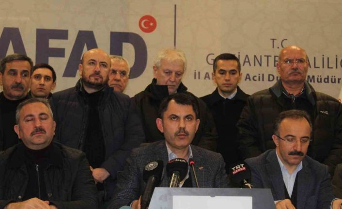 Bakan Kurum son rakamları açıkladı:  "Gaziantep’te toplam ölü sayısı 3 bin 273”