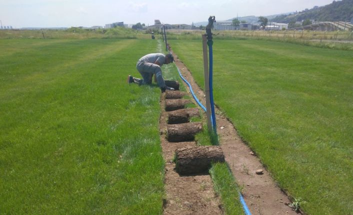 Başkan Demir: “Üretimini yapacağımız rulo çim ile 800 bin TL kar ediyoruz”