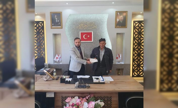 Çiftçi İzzet amcadan büyük bağış